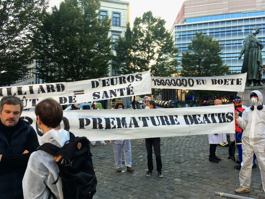 Manifestation de soutien à la LEZ à Bruxelles