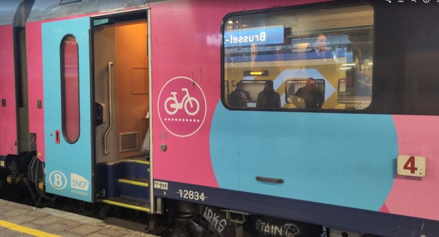 Compartiment vélo Ouigo-SNCB