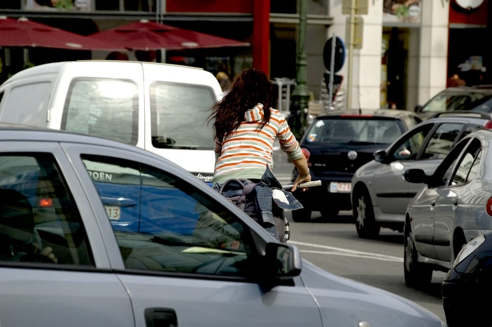 Le rond-point Louise en 2009, dans sa configuration à 3 bandes