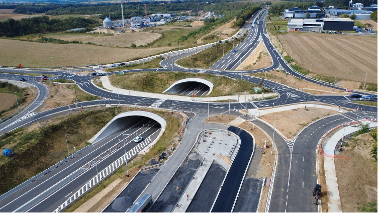 Échangeur en diamant de Mont-St-Guibert