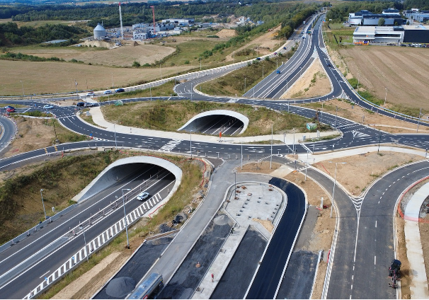 Échangeur en diamant de Mont-St-Guibert