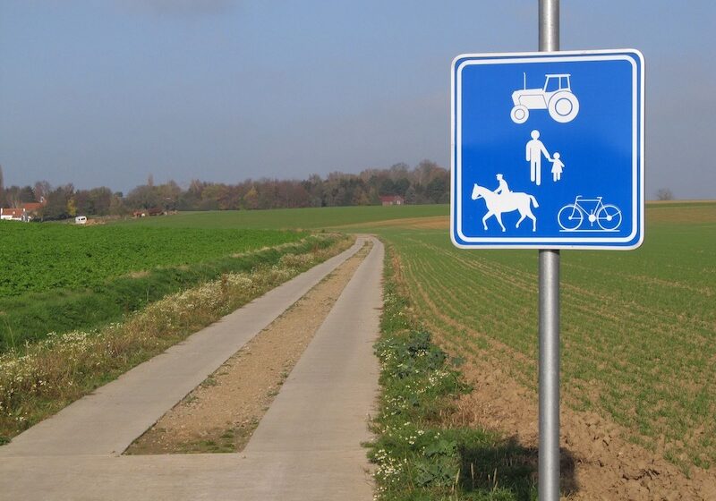 F99c bi-bande béton tracteur vélo