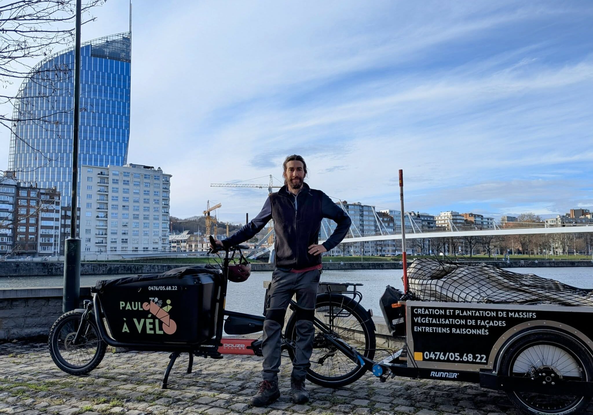 Jardinier a velo